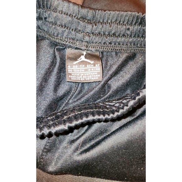 Jordan Kids Elastic Waist Athletic Pants Black/GraySize 4 - Picture 4 of 7